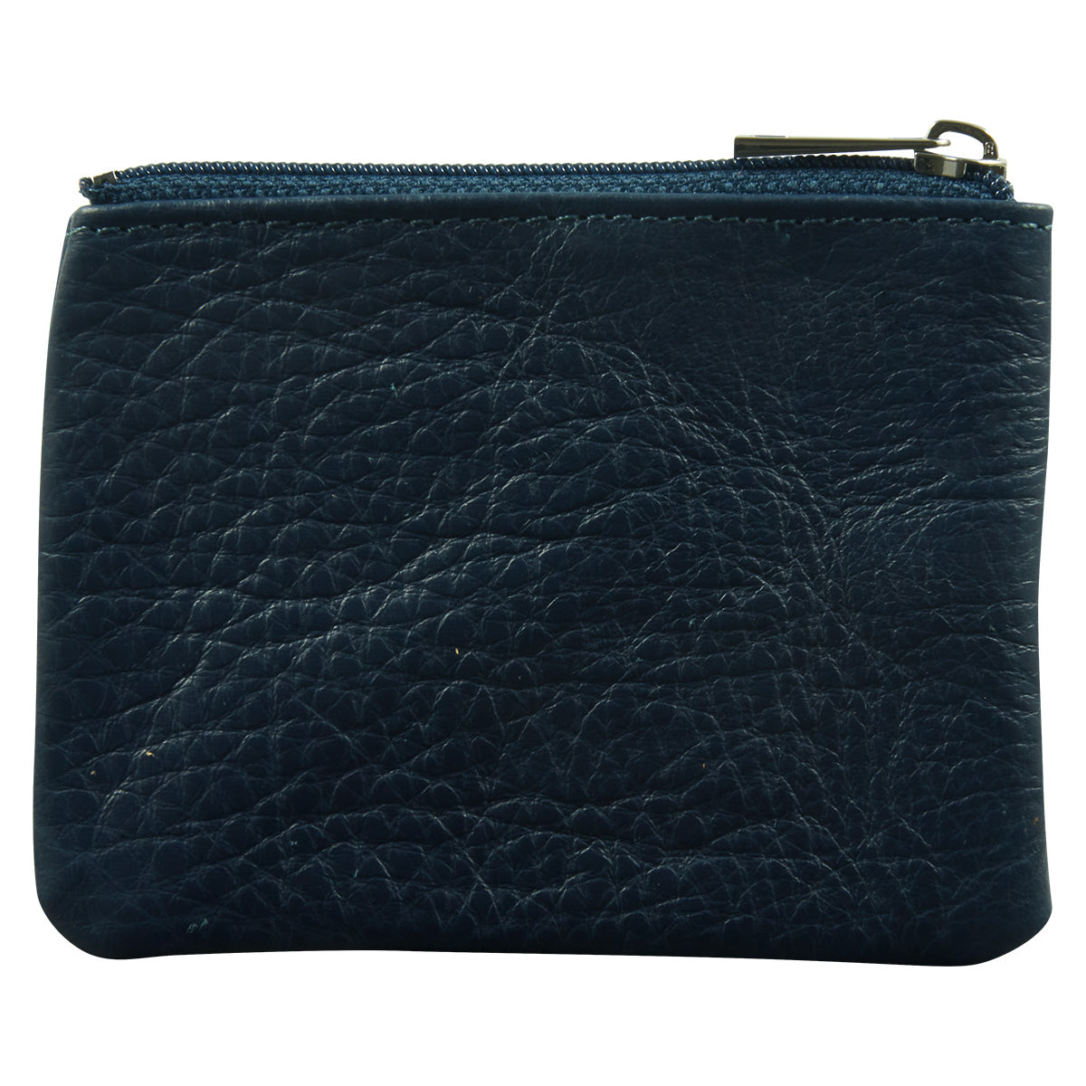 Genuine African Leather Navy Small Coin Purse