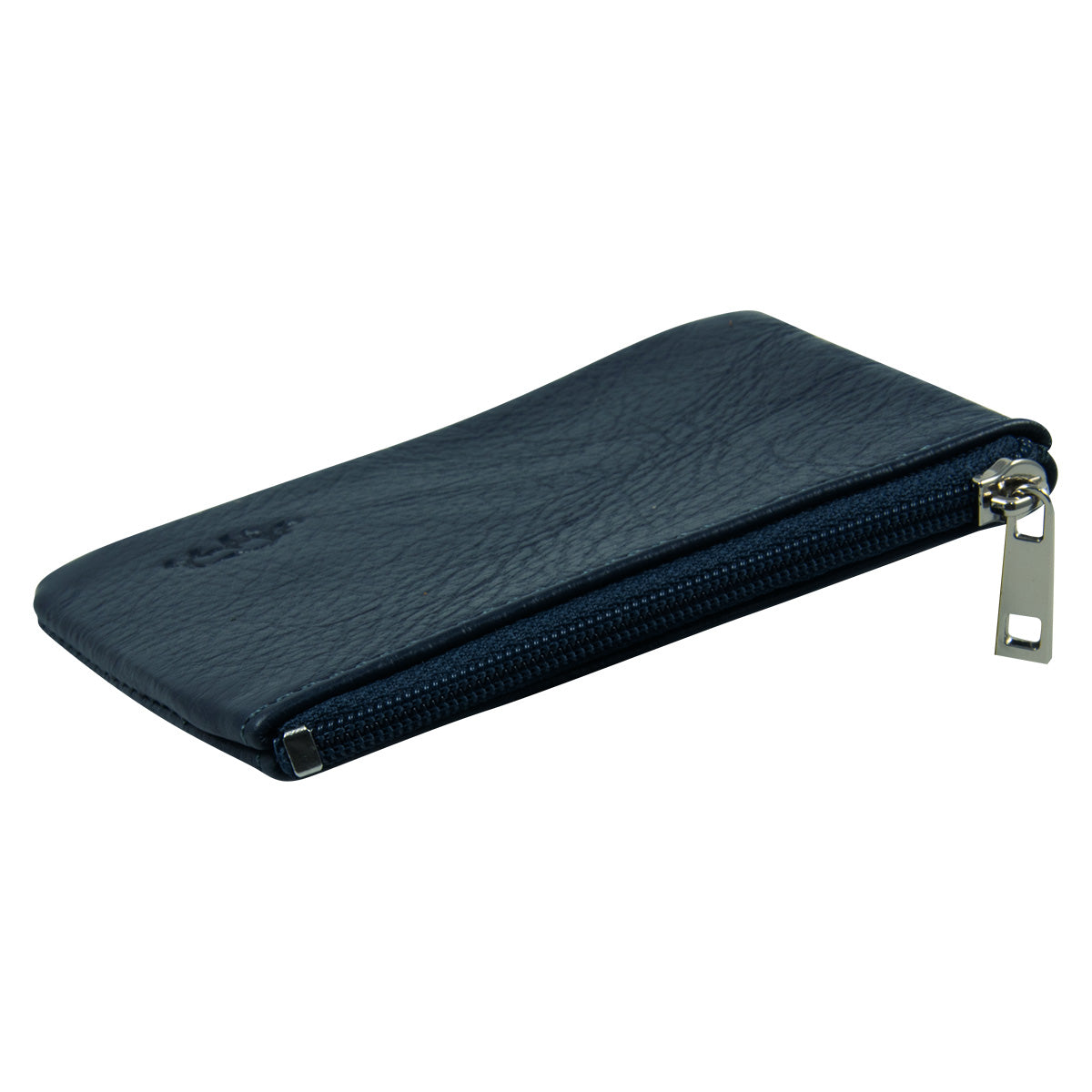 Genuine African Leather Navy Small Coin Purse