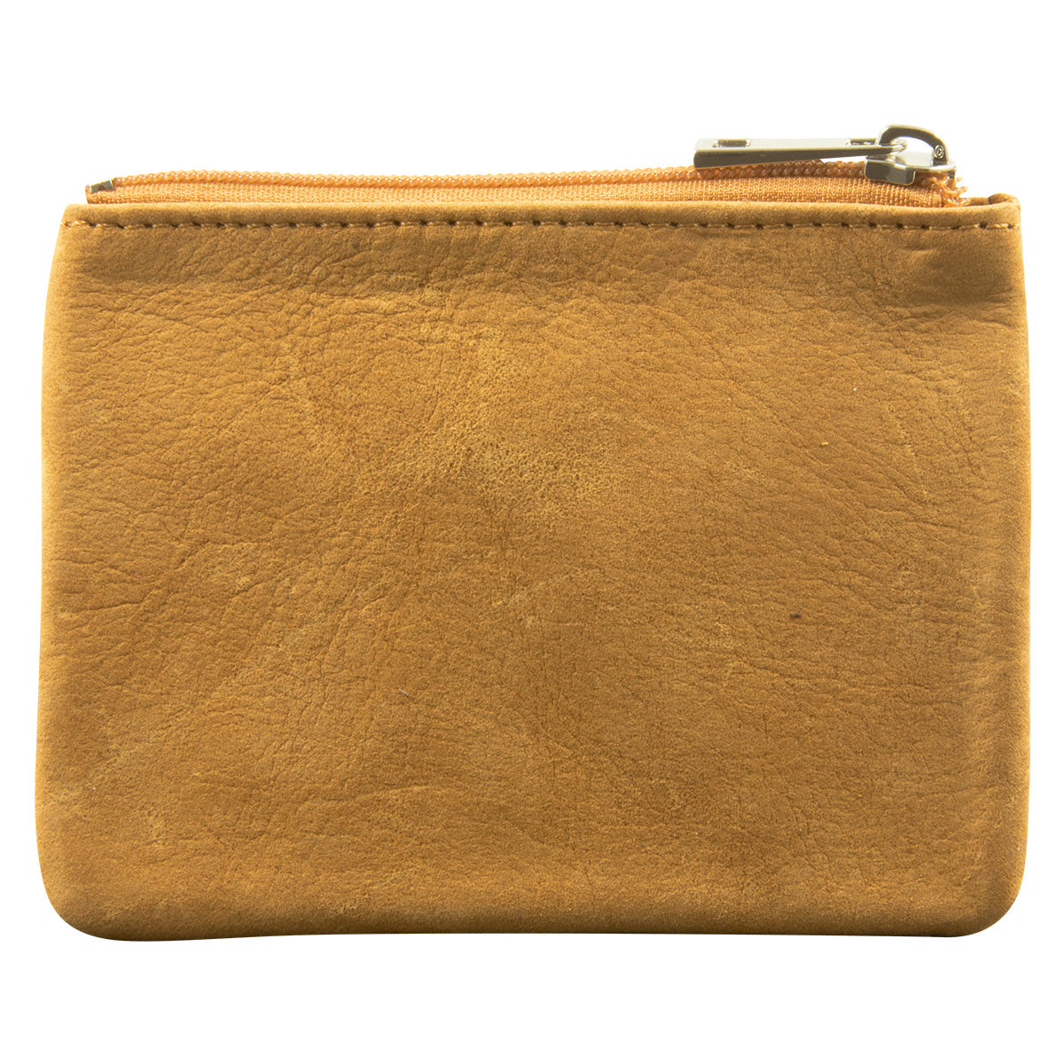 Genuine African Leather Tan Small Coin Purse