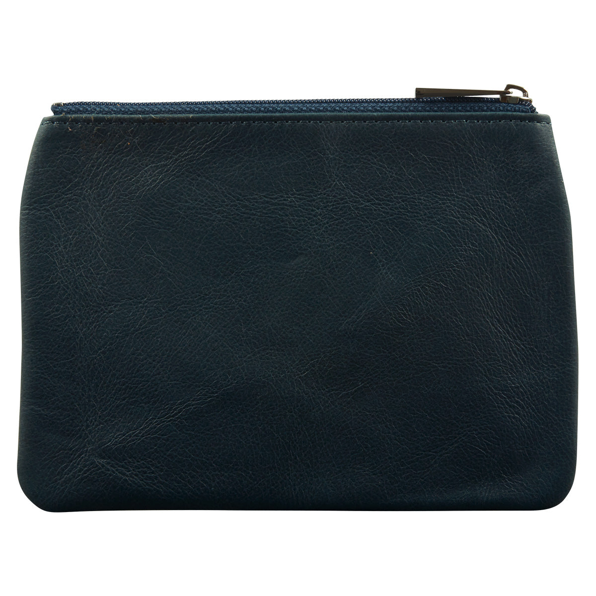 Genuine African Leather Medium Navy Coin Purse