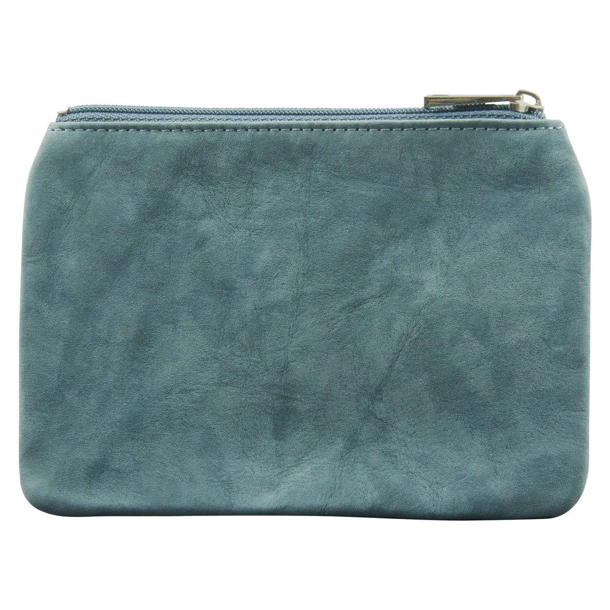 Genuine African Leather Medium Blue Coin Purse