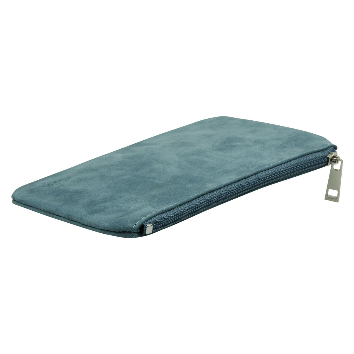 Genuine African Leather Medium Blue Coin Purse