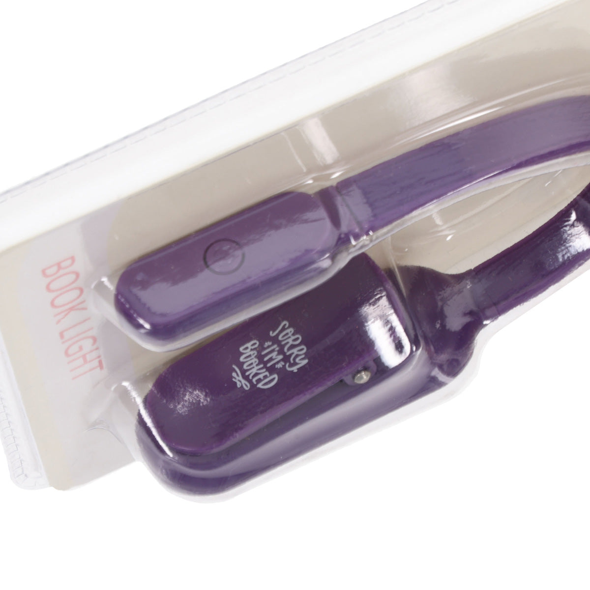 Sorry I'm Booked Purple Book Light