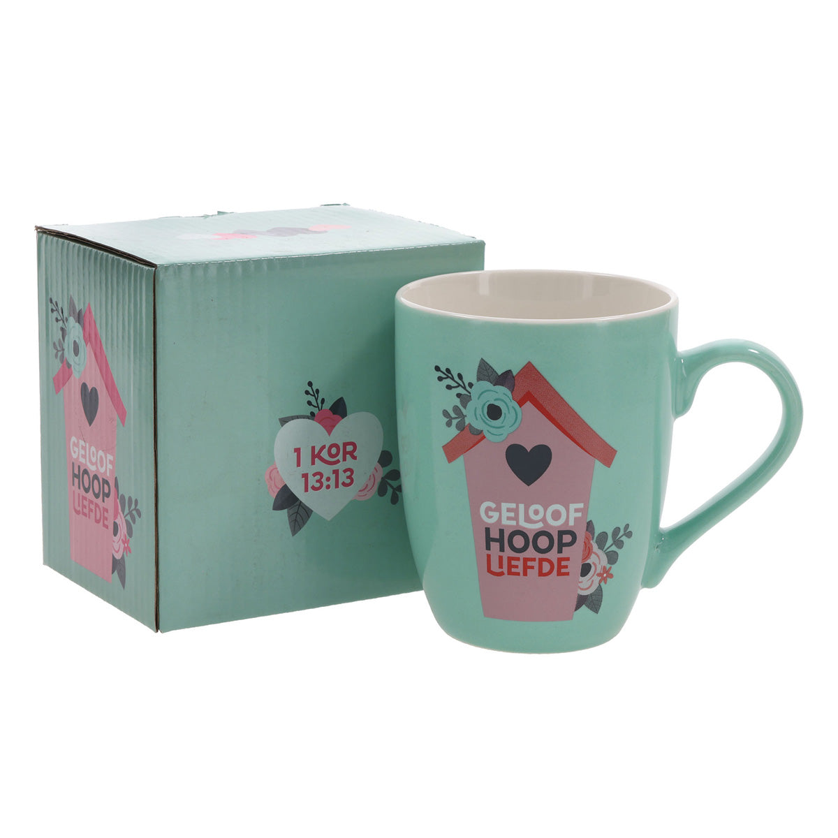 Geloof Hoop Liefde Afrikaans Ceramic Mug