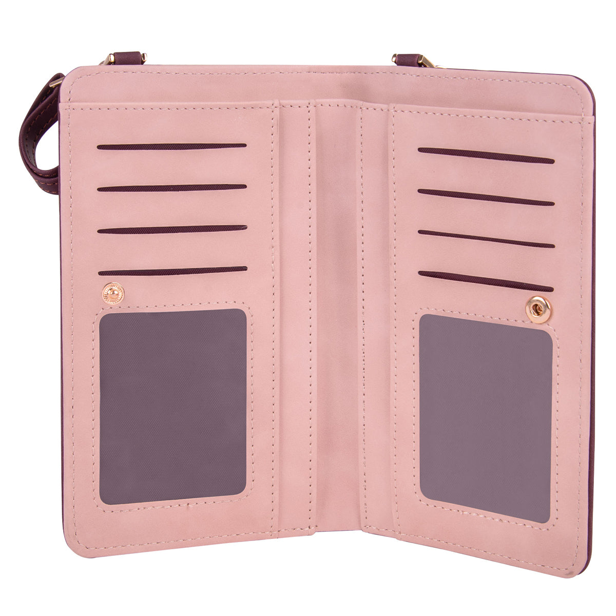 Geloof Hoop en Liefde Afrikaans Faux Leather Crossbody Women's Wallet
