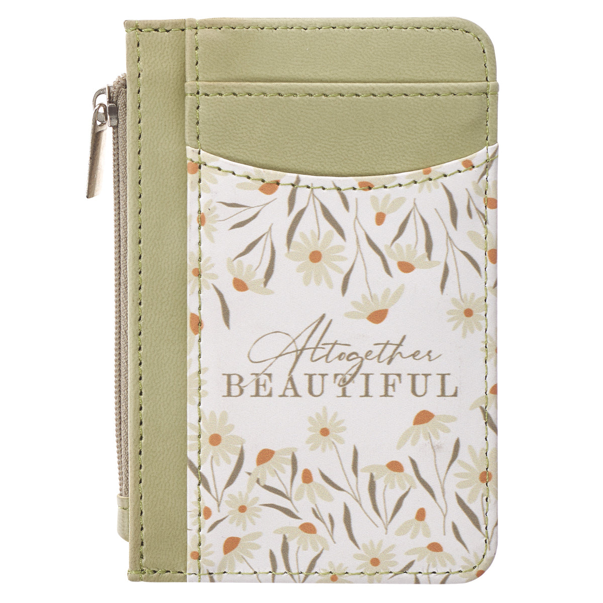 Altogether Beautiful Faux Leather ID Card Holder