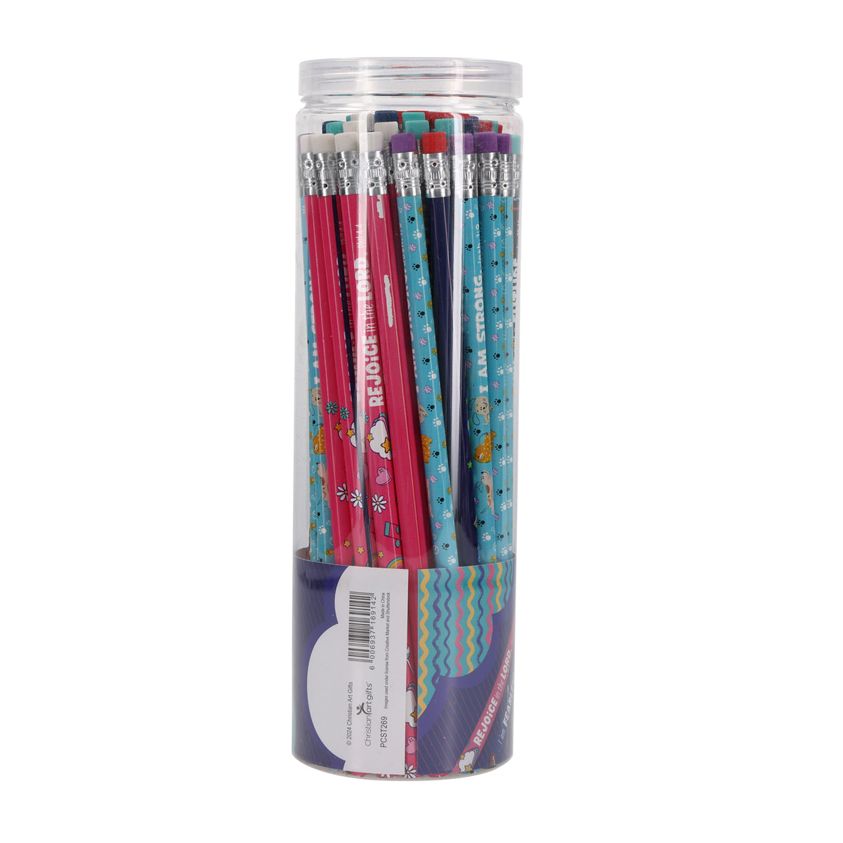 Sunday School Tub of 50 Pencils
