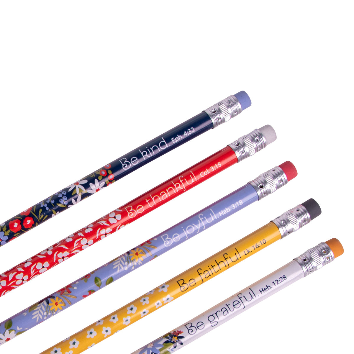 Floral Vector Tub of 50 Pencils