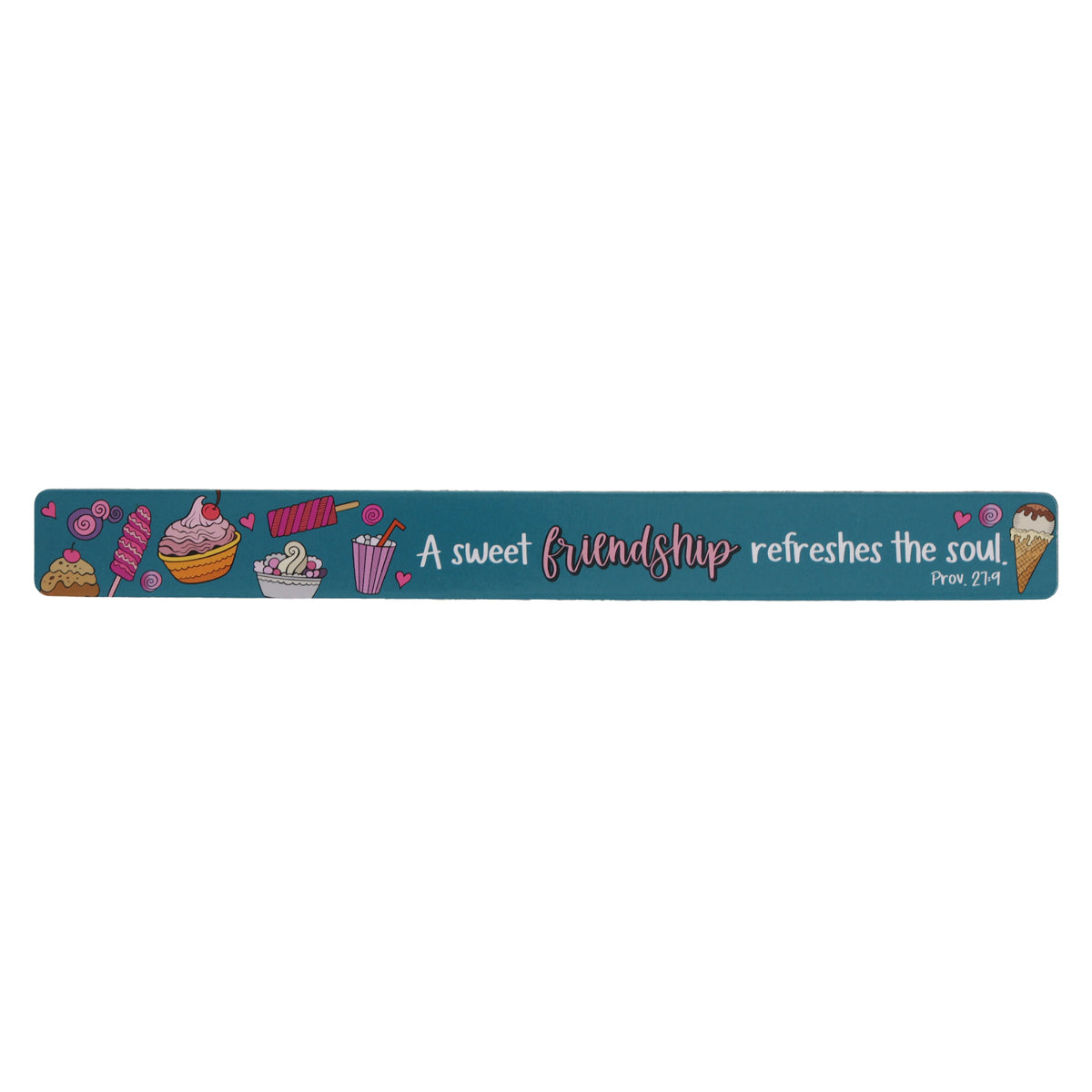 A Sweet Friendship Refreshes the Soul Teal Magnetic Strip
