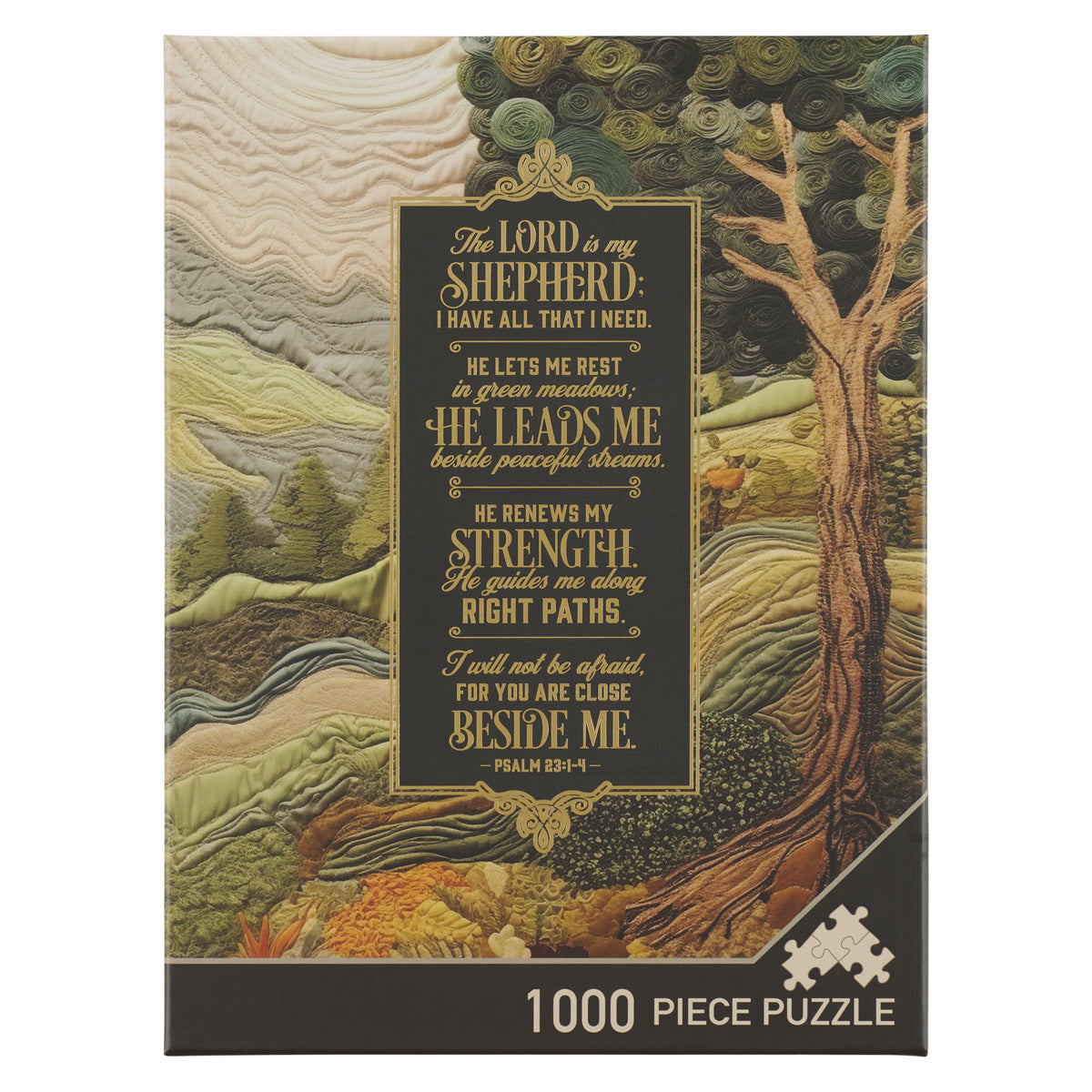 The Lord Is My Shephard 1000 Piece Cardboard Puzzle