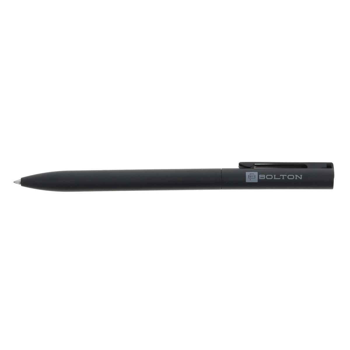 Bolton Black Twist-Action Gel Pen with Blue Ink
