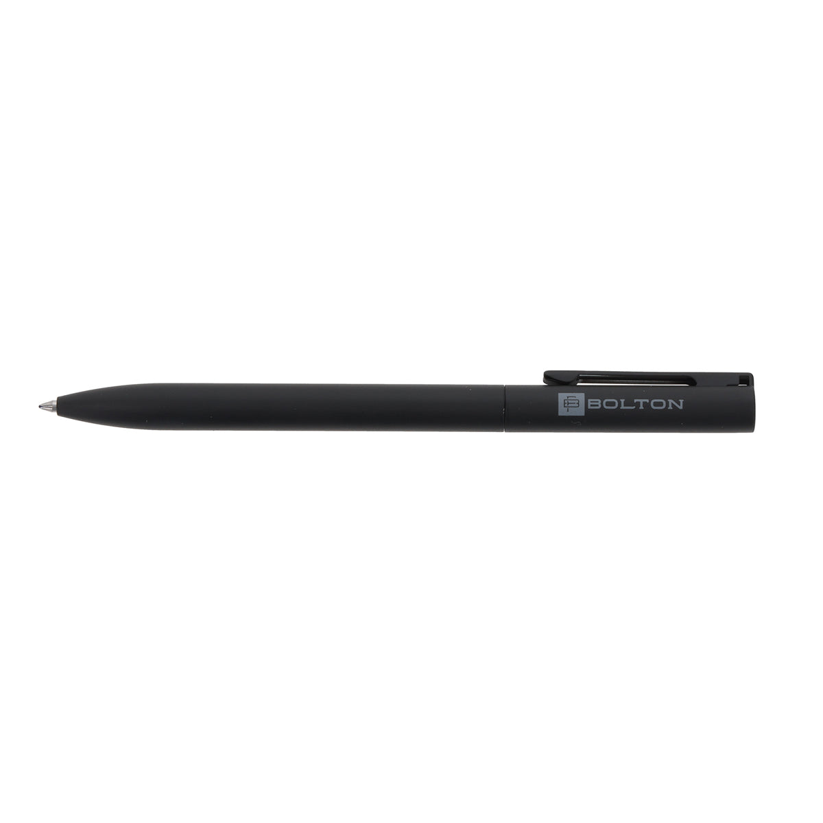 Bolton Black Twist-Action Gel Pen with Blue Ink