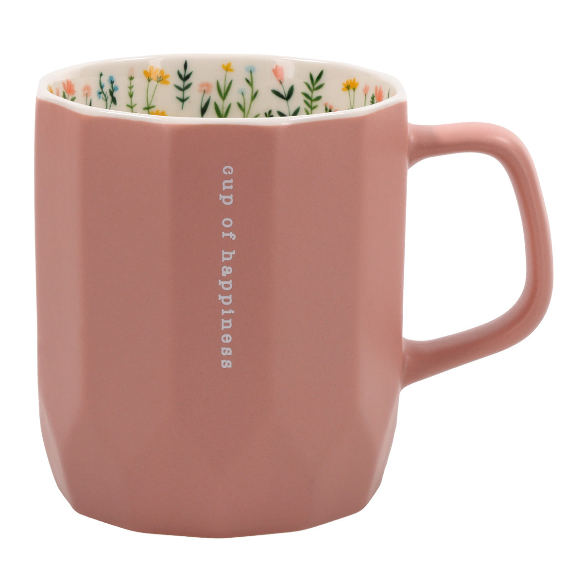 Cup of Happiness Pink Ceramic Mug