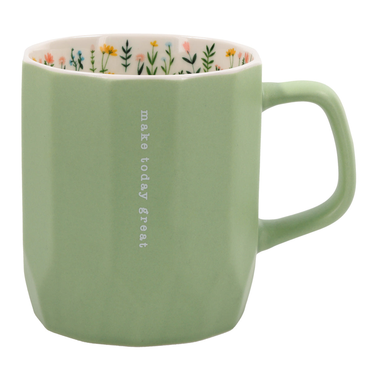 Make Today Great Green Ceramic Mug