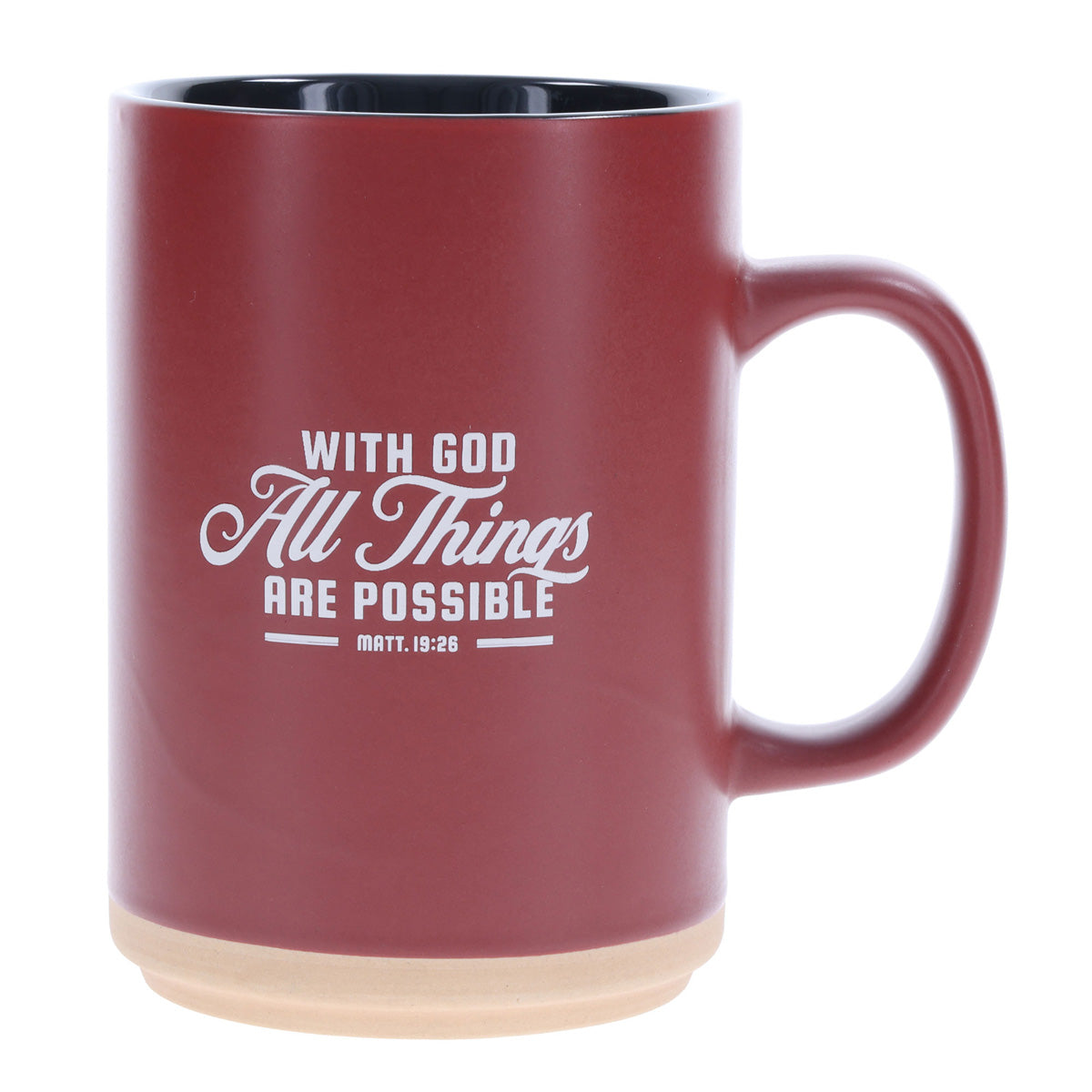 With God All Things Are Possible Ceramic Mug
