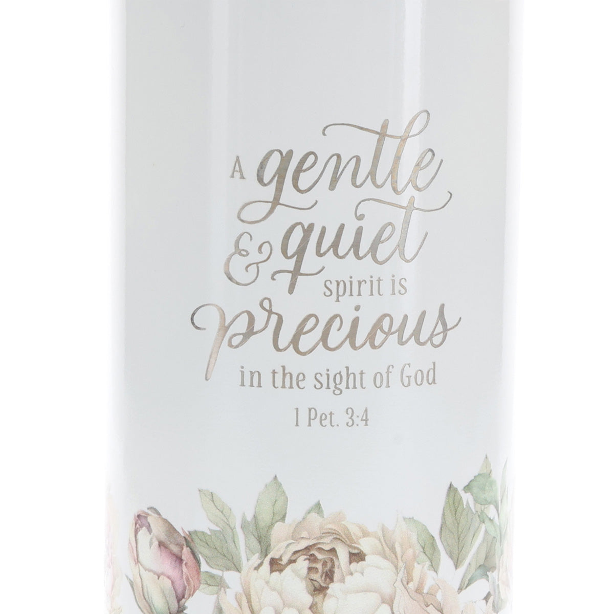 A Gentle and Quiet Spirit Is Precious in the Sight of God Stainless Steel Water Bottle