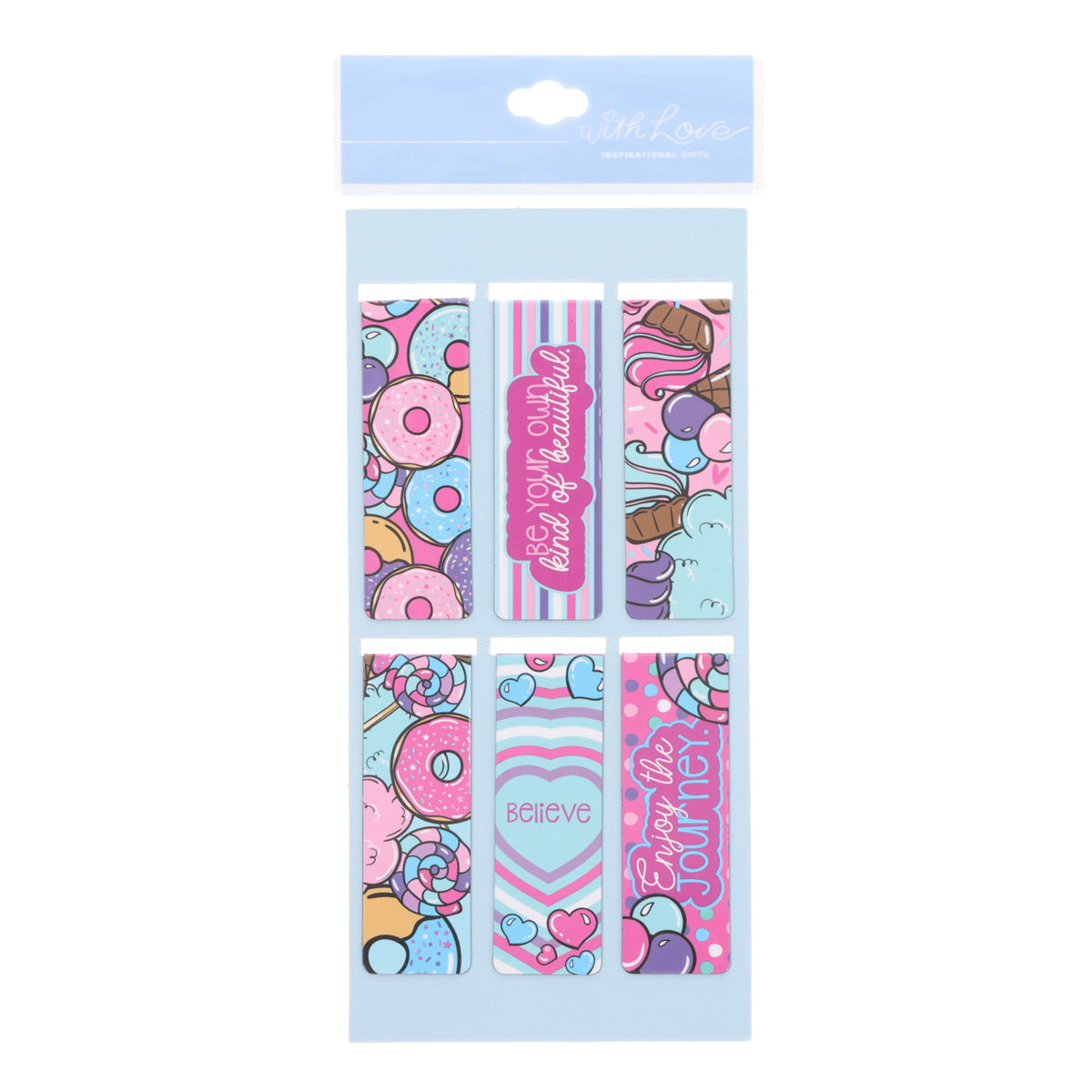 Be Your Own Kind of Beautiful Six-Piece Magnetic Bookmark Set