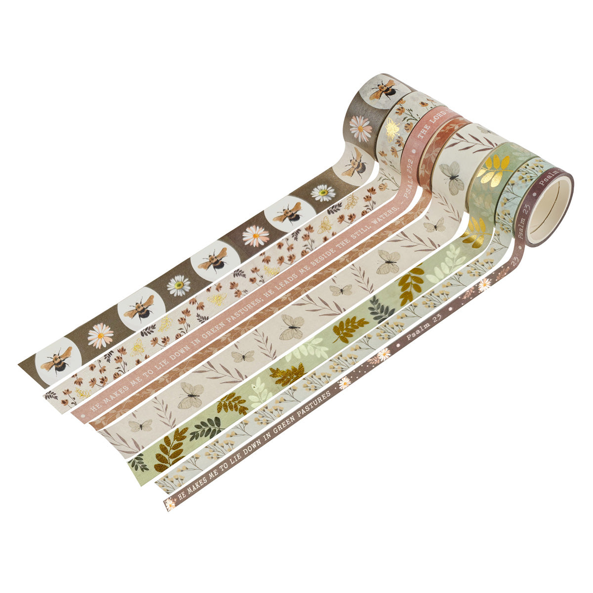 Psalm 23 Eight-Piece Washi Tape Set
