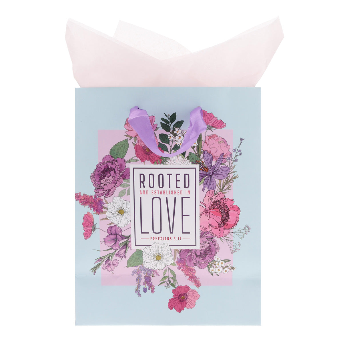 Rooted and Established in Love Medium Gift Bag with Gift Tag