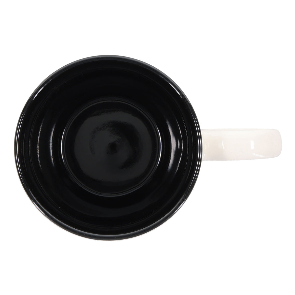 Trust the Lord and His Mighty Power Ceramic Mug with Black Interior