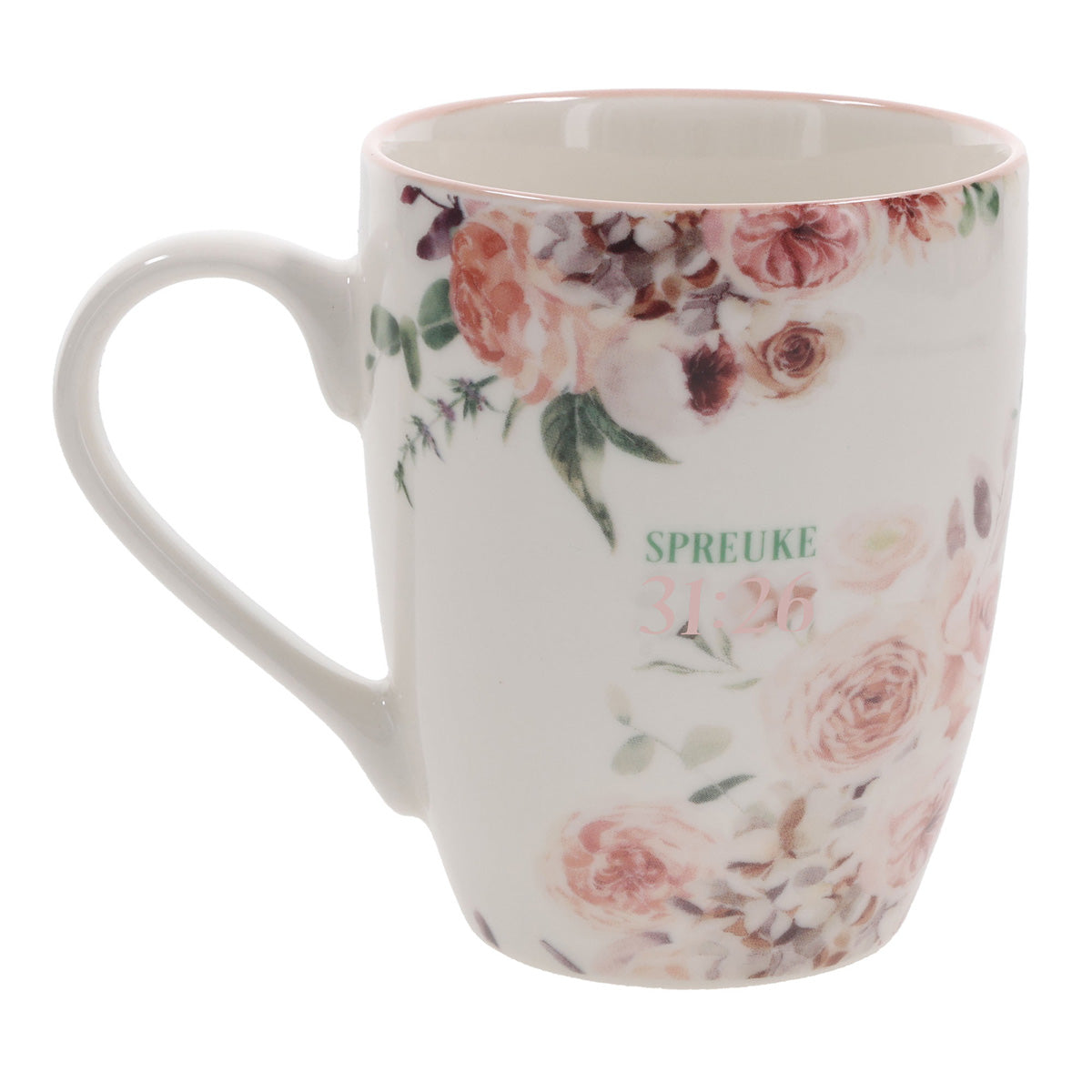Sy Praat met Wysheid en Gee Raad met Liefde Afrikaans Ceramic Mug