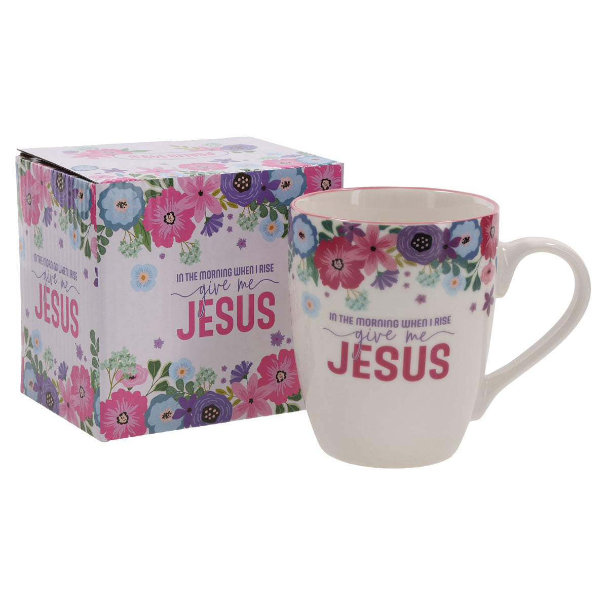 In the Morning When I Rise Give Me Jesus Ceramic Mug