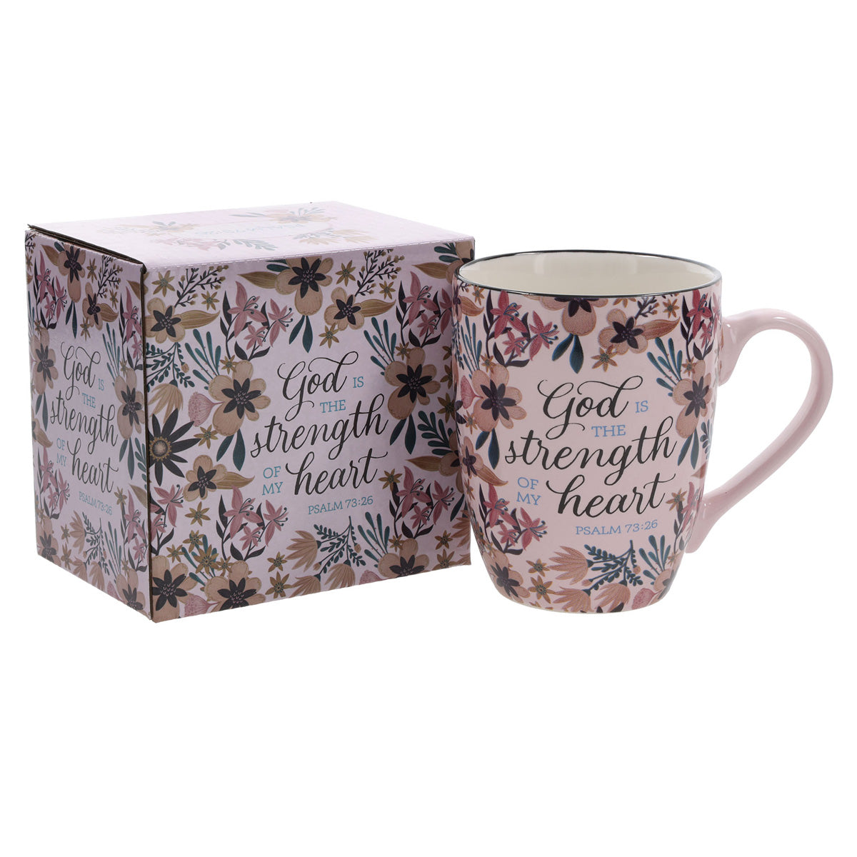 God Is the Strength of My Heart Ceramic Mug
