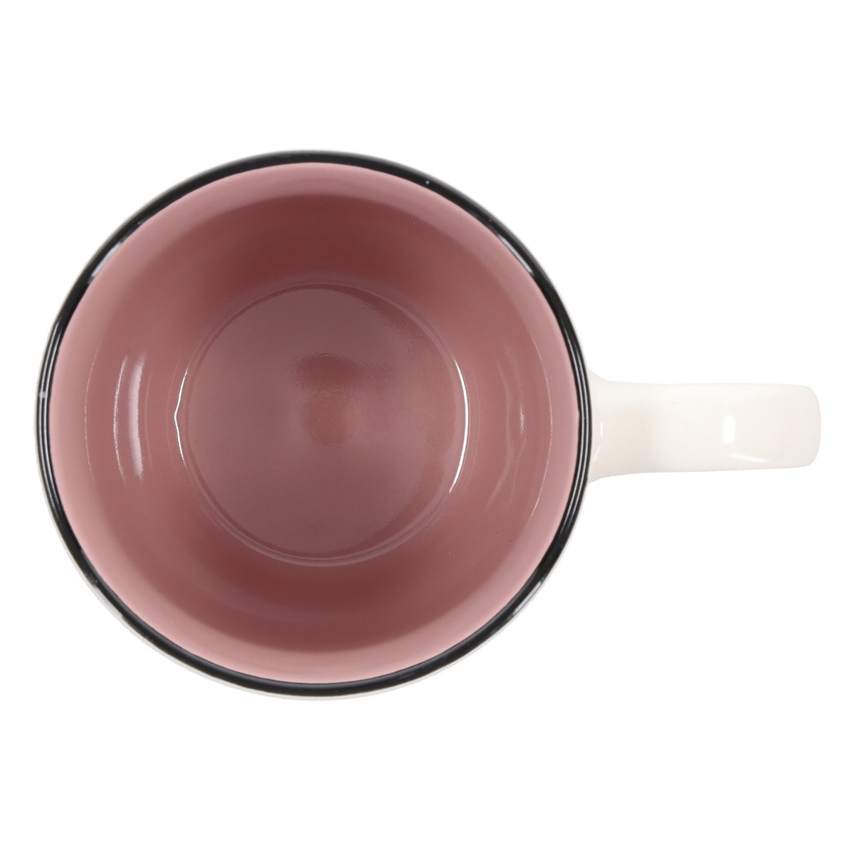 Trust in the Lord Ceramic Mug with Pink Interior
