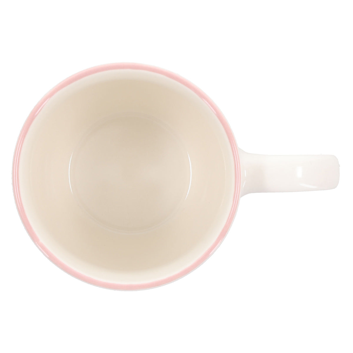 For I Know the Plans Ceramic Mug with a Pink Rim