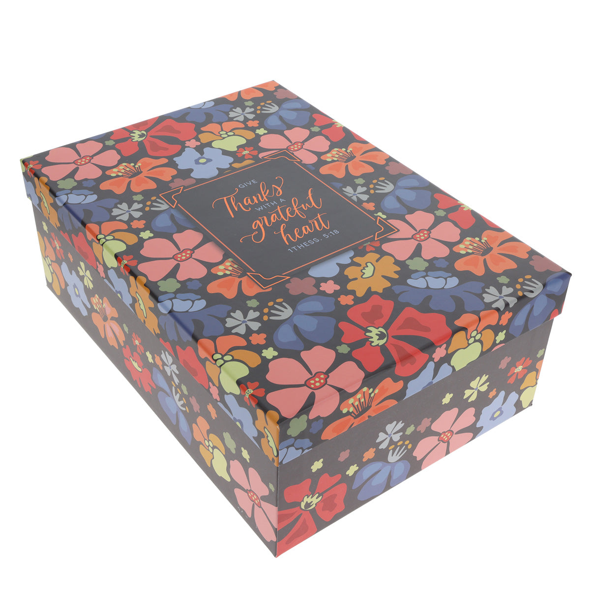 Give Thanks with a Grateful Heart Medium Stackable Gift Box