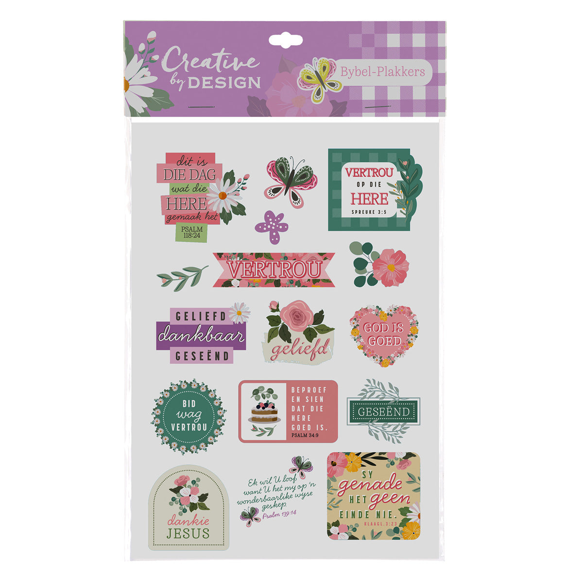 Dit Is die Dag Wat die Here Gemaak Het Afrikaans Three-Piece Journaling Stickers