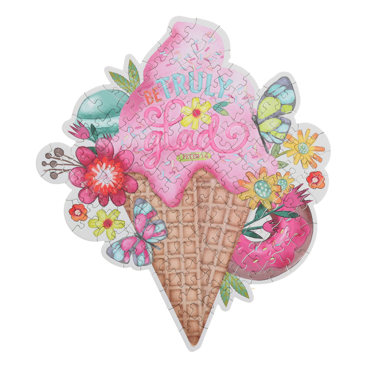 Be Truly Glad 140-Piece Cardboard Puzzle