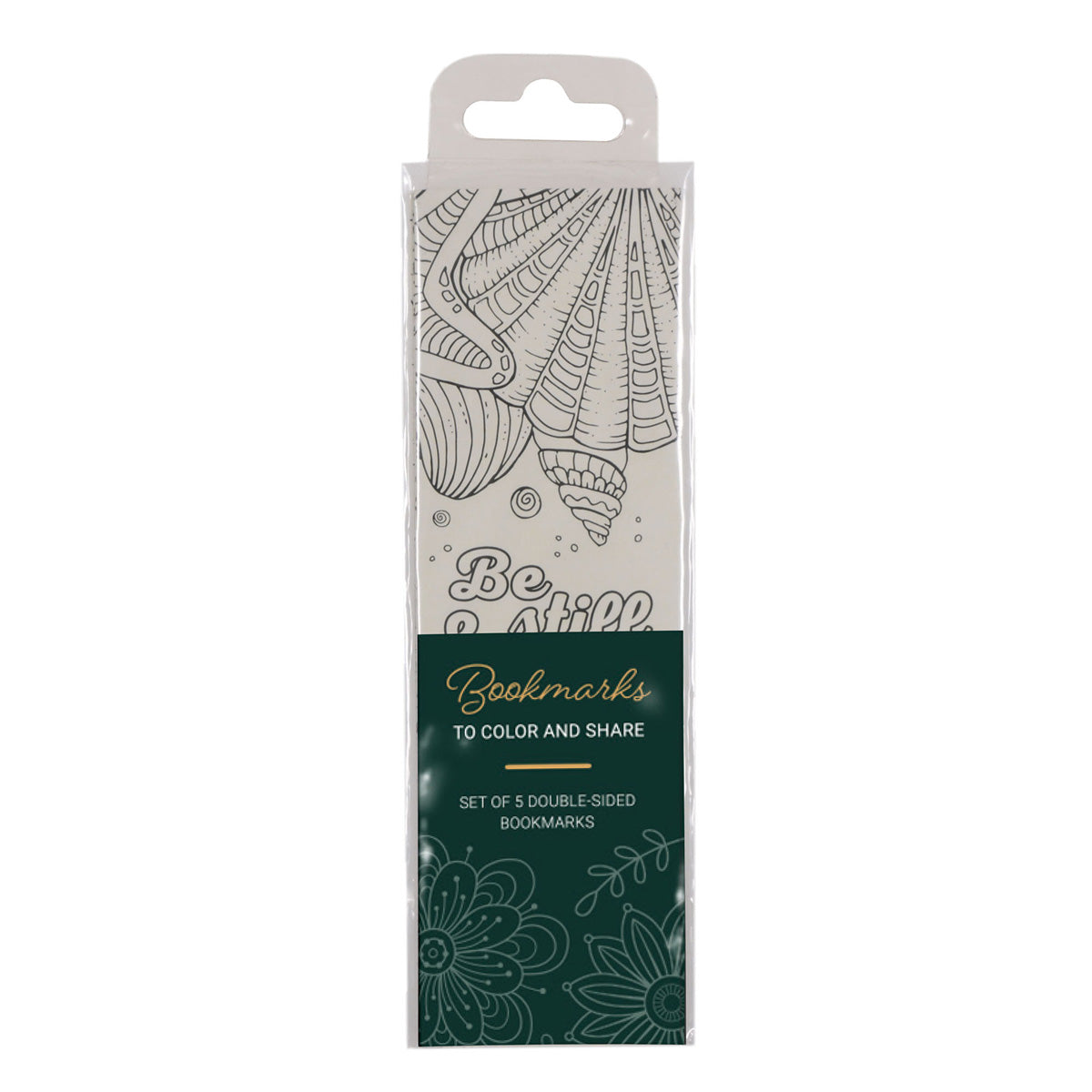 He Leads Me Beside Still Waters Five-Piece Coloring Bookmark Set