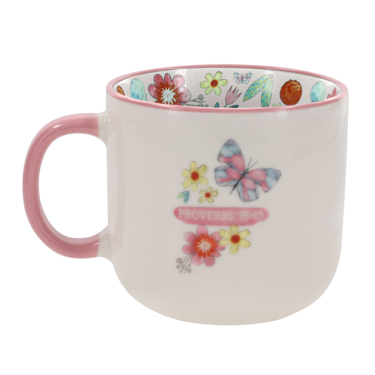 A Glad Heart Makes a Cheerful Face Ceramic Mug