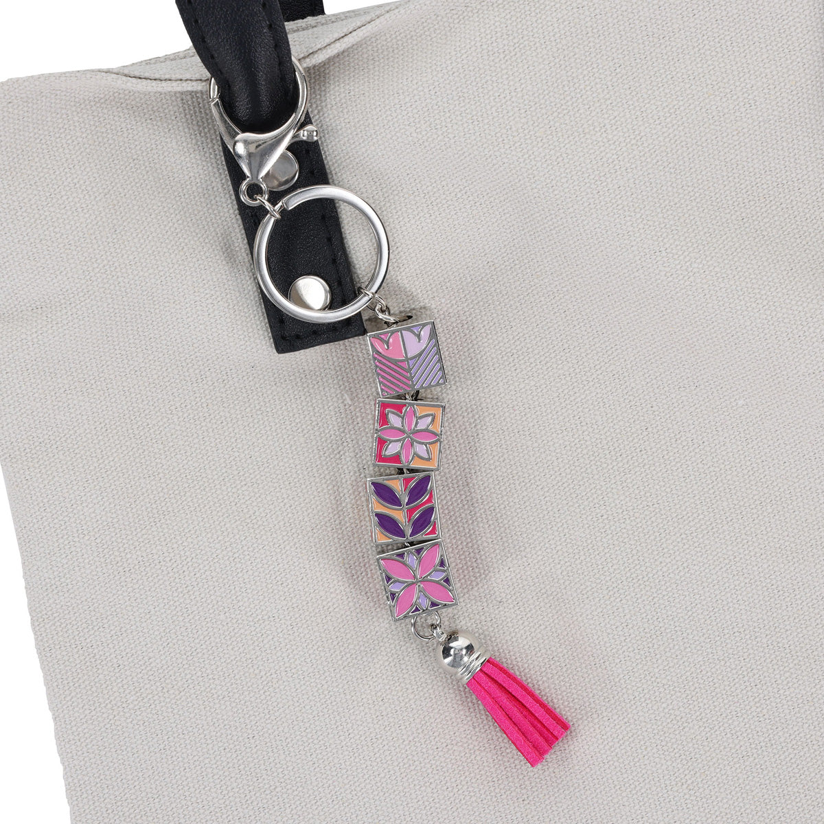 Hope Metal Cube Keychain