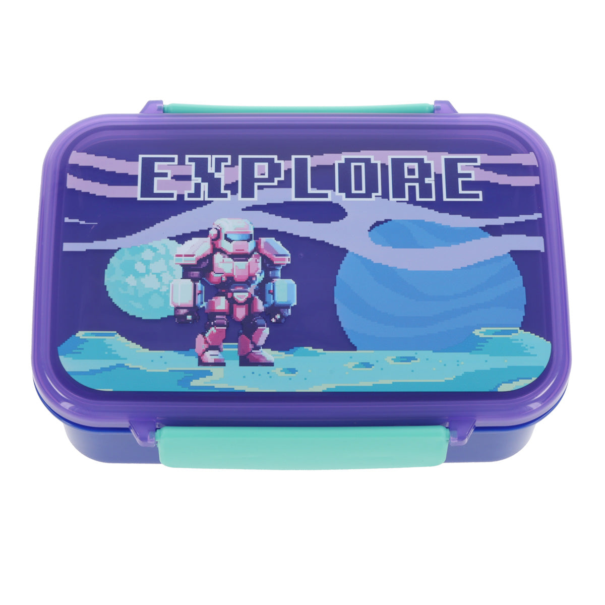 Explore Blue Plastic Lunch Box