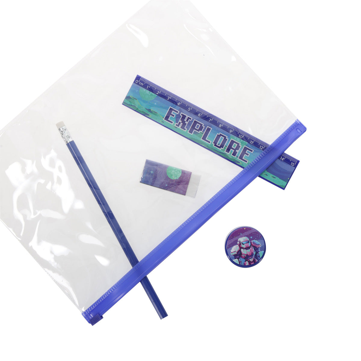 Explore Blue Stationery Set