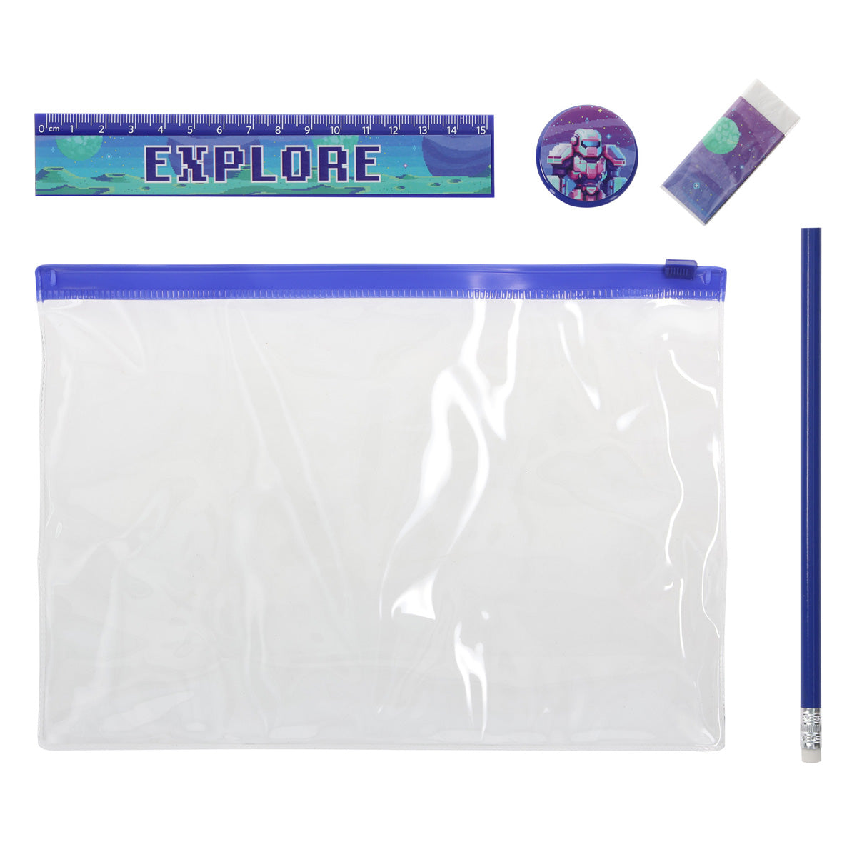 Explore Blue Stationery Set