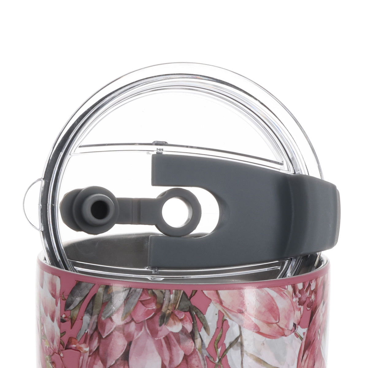 Genade in Oorvloed Afrikaans Stainless Steel Travel Mug with Straw