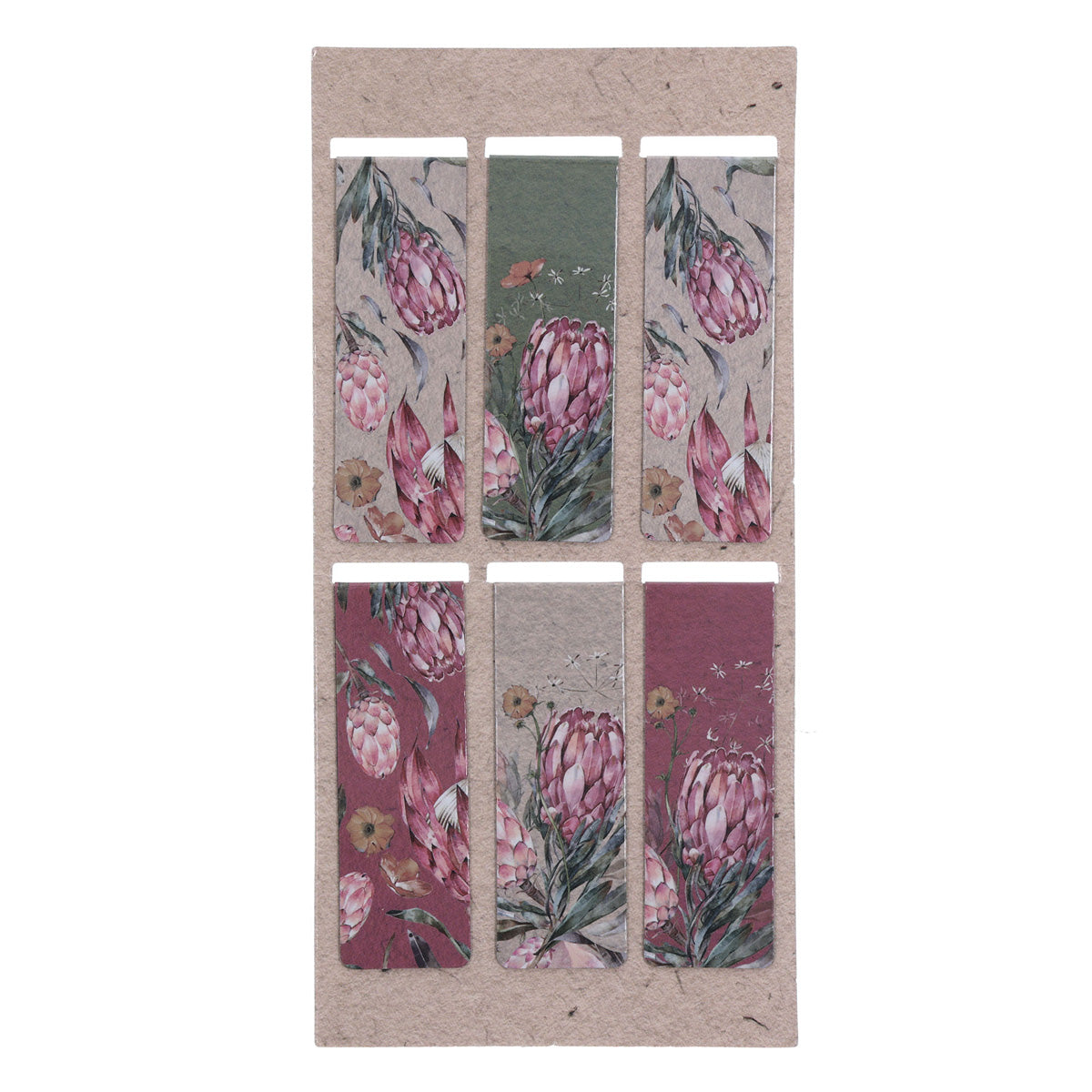 Fynbos Afrikaans Six-Piece Magnetic Bookmark Set