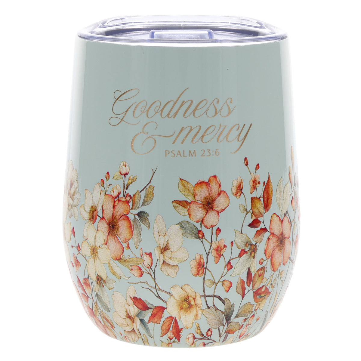 Goodness and Mercy Stainless Steel Travel Mug