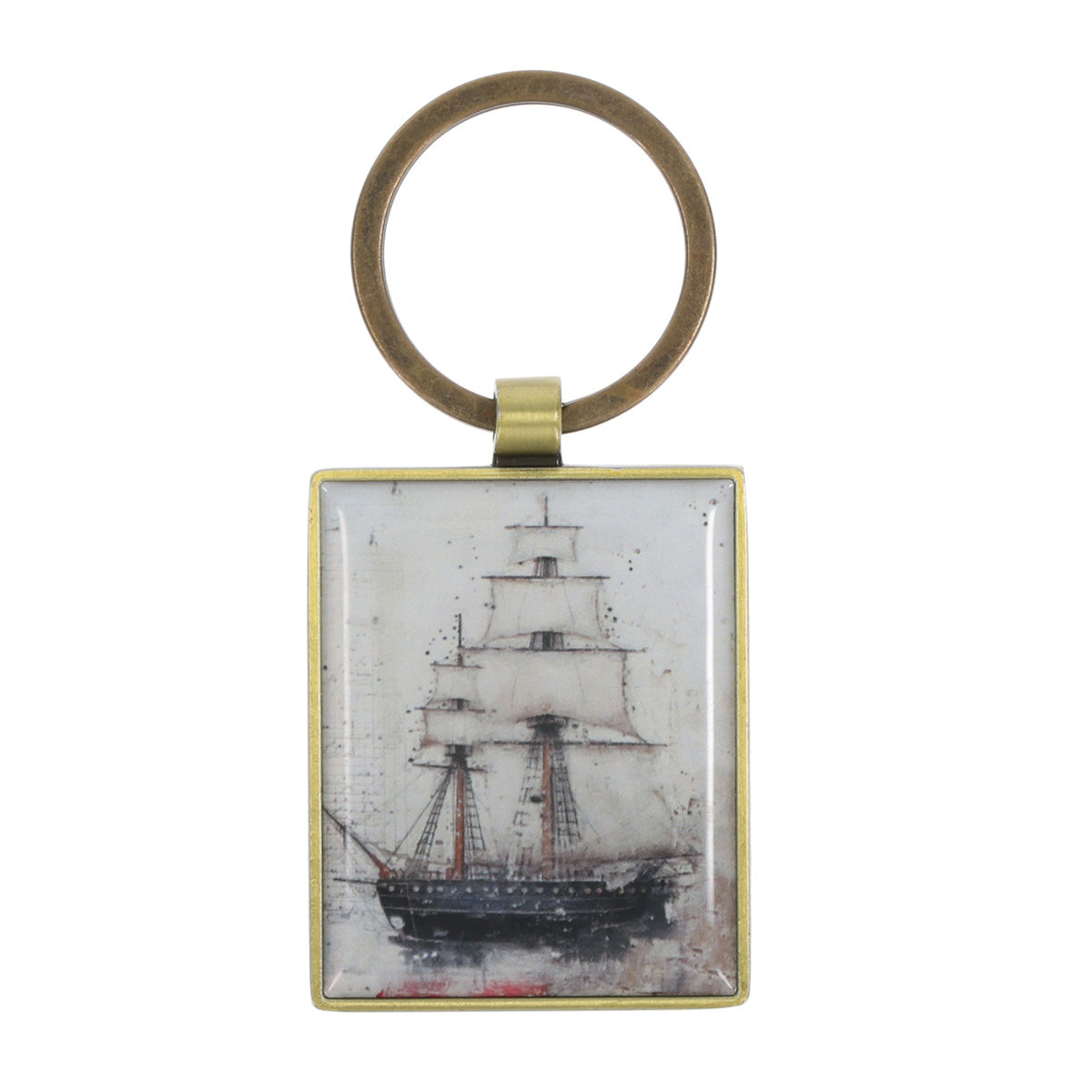 We Have This Hope as an Anchor for the Soul Epoxy Metal Keychain