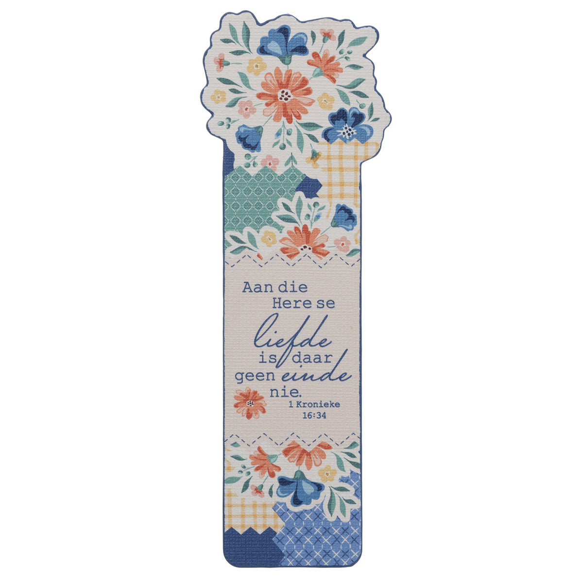 Aan die Here Se Liefde Is Daar Geen Einde Nie Afrikaans Faux Leather Bookmark