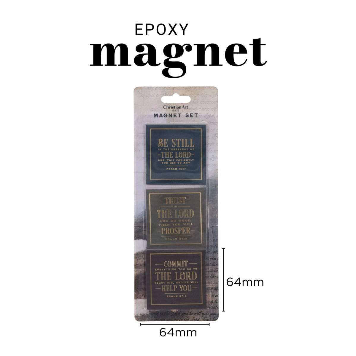 Be Still Three-Piece Magnetic Set