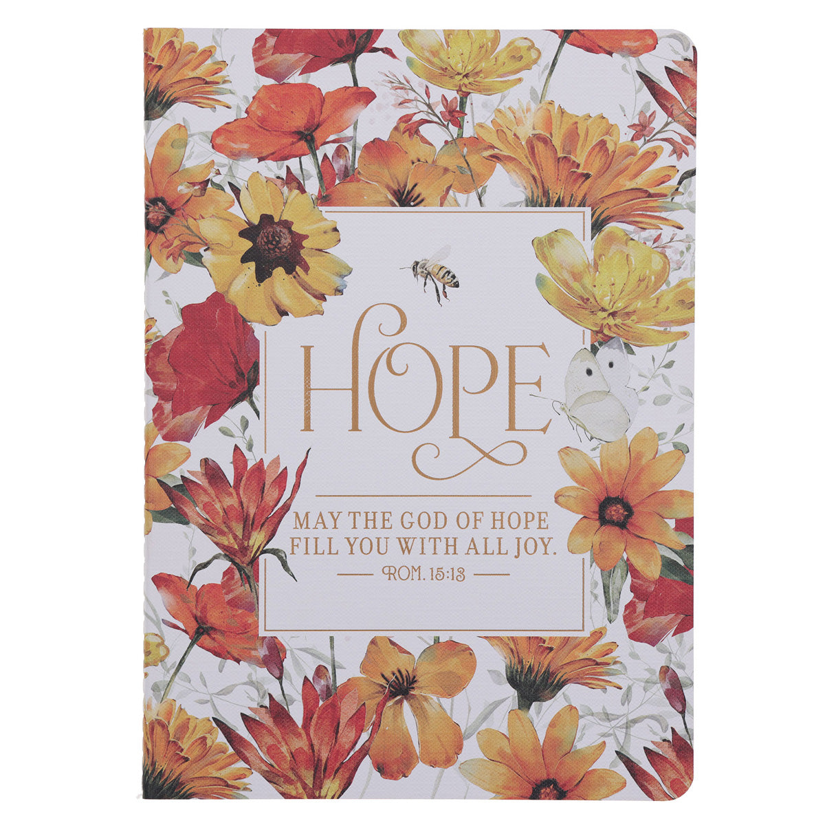 May the God of Hope Fill You with All Joy Notebook