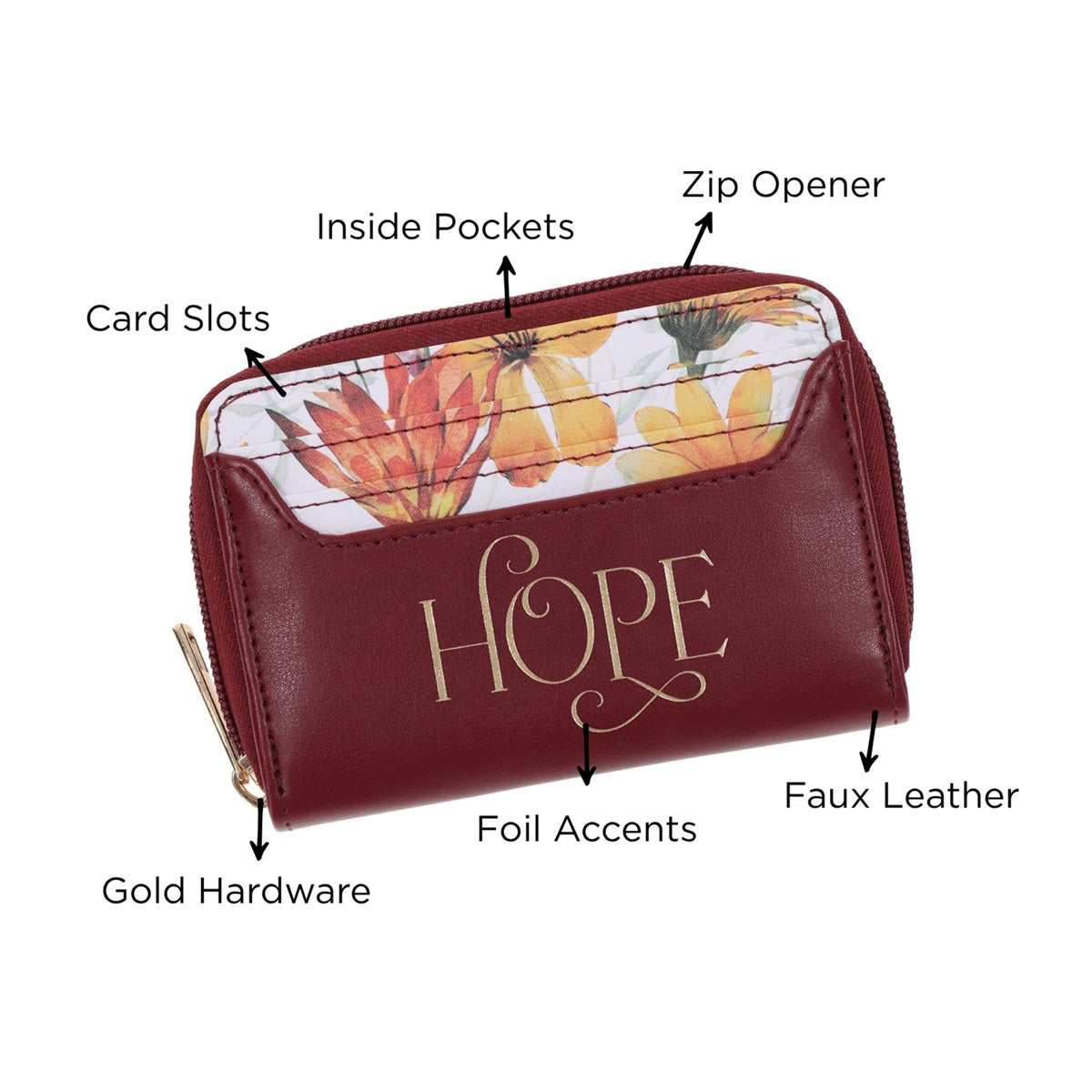 Hope Faux Leather Woman's Wallet