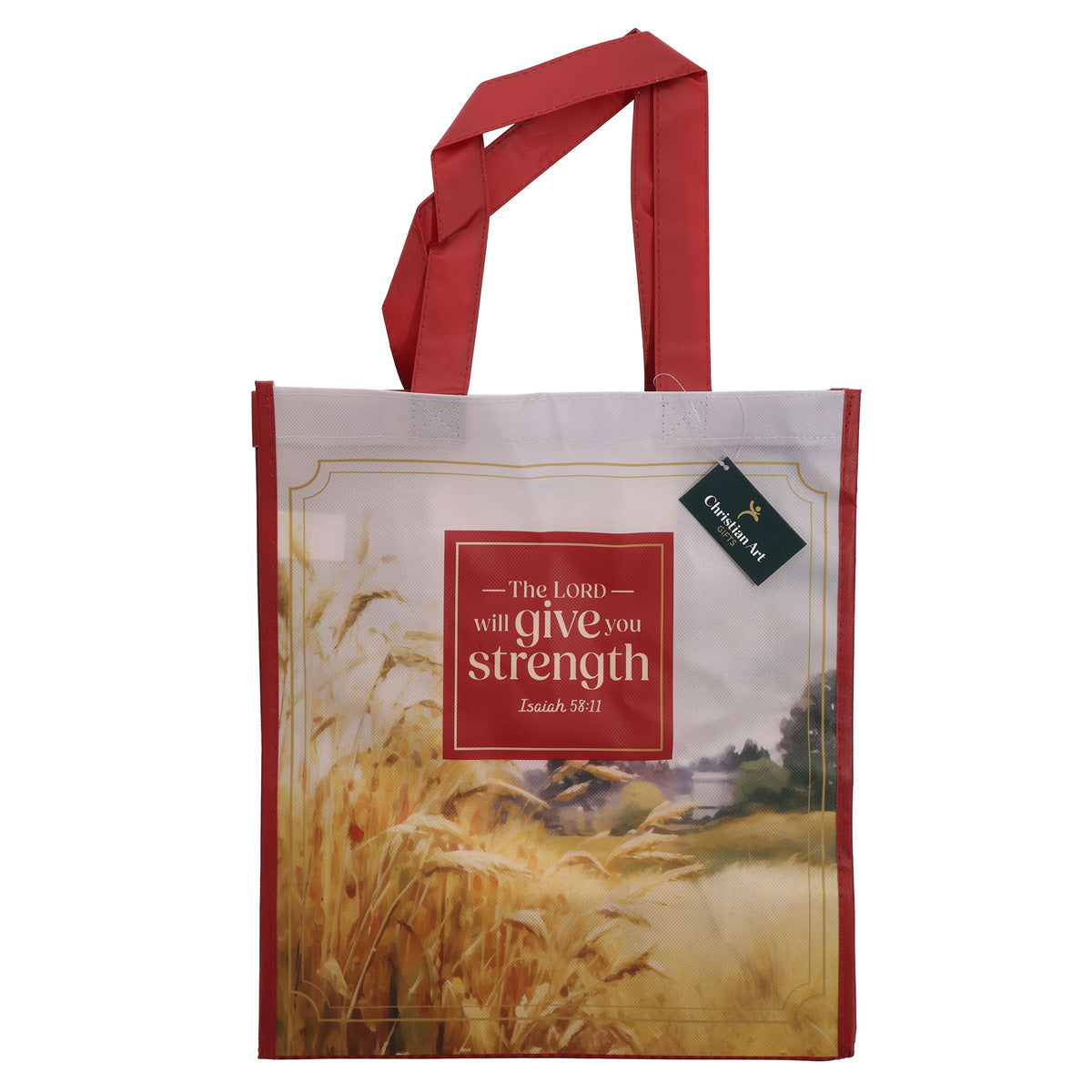 The Lord Will Give You Strength Non-Woven Tote Bag