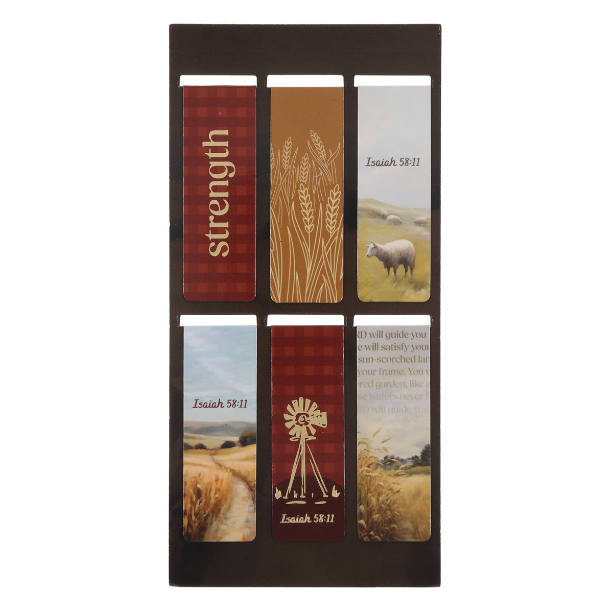 Farm Six-Piece Magnetic Bookmark Set