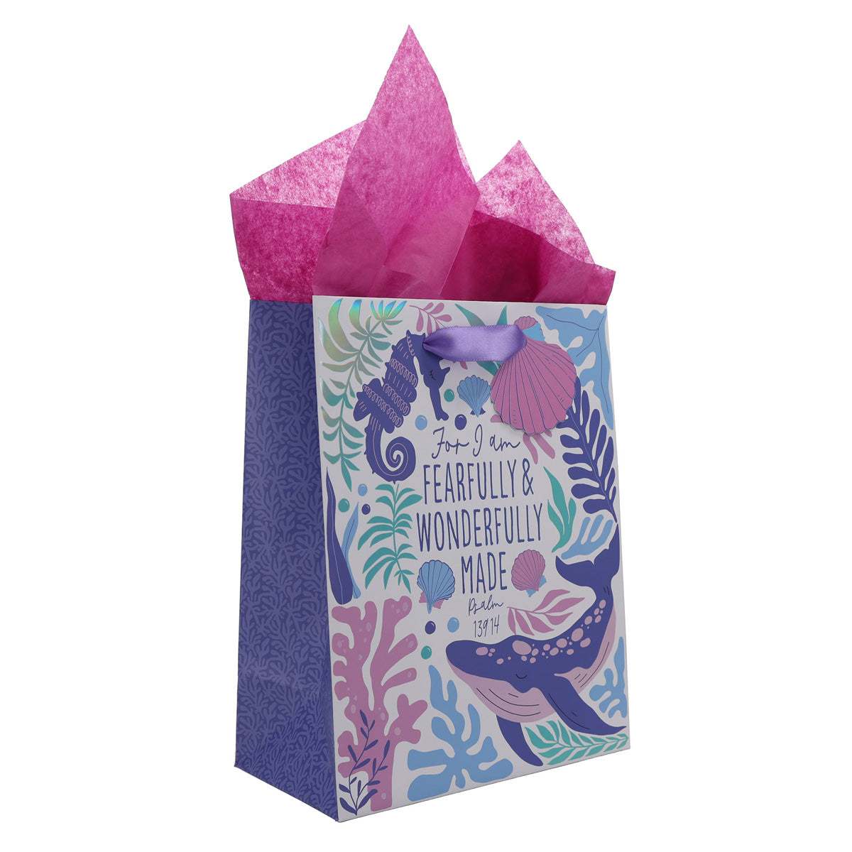 For I Am Fearfully and Wonderfully Made Medium Gift Bag with Gift Tag