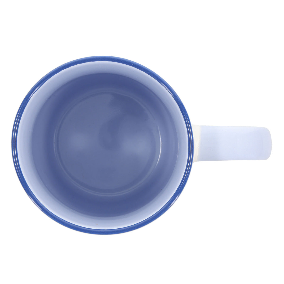 Love Ceramic Mug with Blue Interior
